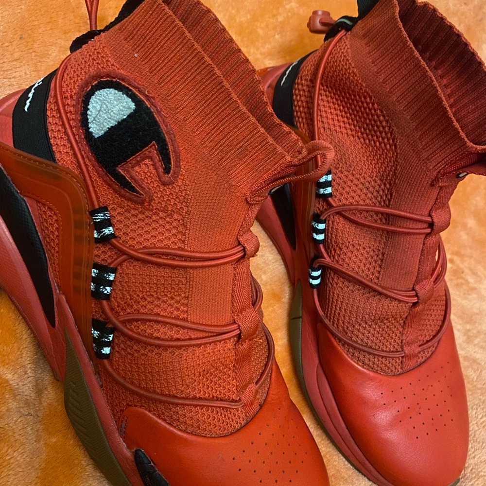 Men's Red High-Top Sneakers no box but in great shape